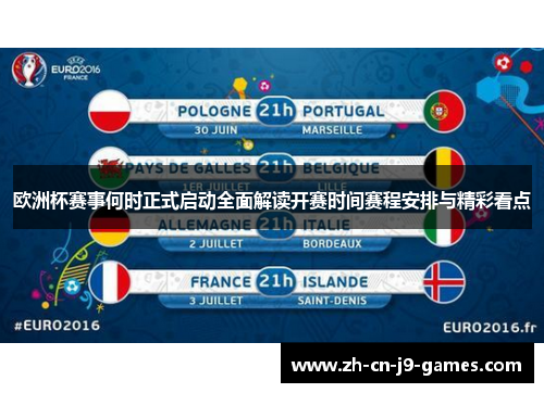 欧洲杯赛事何时正式启动全面解读开赛时间赛程安排与精彩看点